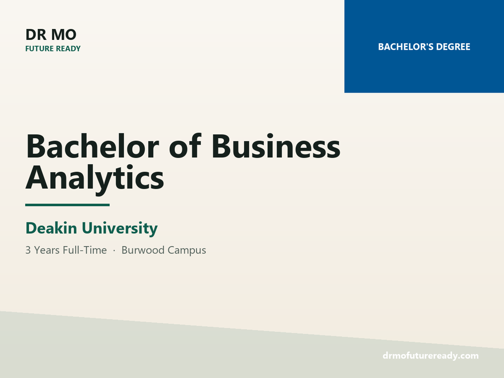 [DEA-BACHELOR-OF-BUSINESS-ANALYTICS] Bachelor of Business Analytics